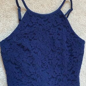 Lulus high neck, low back dress